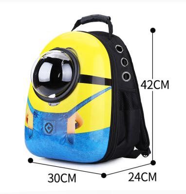 China Sustainable Fashion Carry Pet Backpack Bag For Small Animals ABS And PC Available for sale