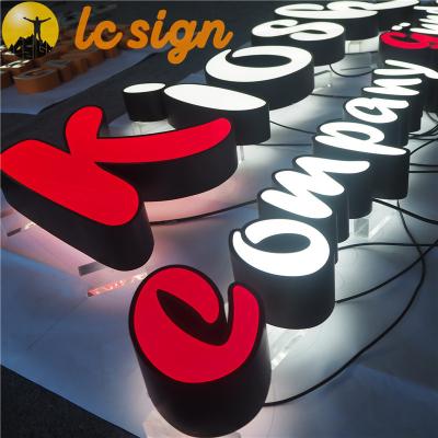 China Alibaba Stores Sign Newest Company Logo Custom Led Signs Outdoor Advertising 3D Letter Sign Board Store Name Board for sale