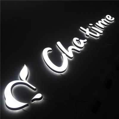 China Indoor Or Outdoor 3D Polished Advertising Fascia Panel Mini Led Sign Board for sale