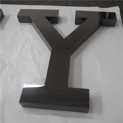 China Buildings Aluminum Letters Signs Stainless Steel 3d Channel Letter Sign Logo Cut for sale