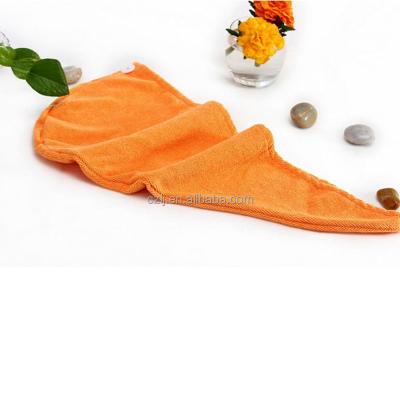 China Disposable Women's Twist Towel Drying Hair Shower Soft Microfiber Towels For Hair Turban Wrap Ultra Absorbent Fast Drying Hat for sale