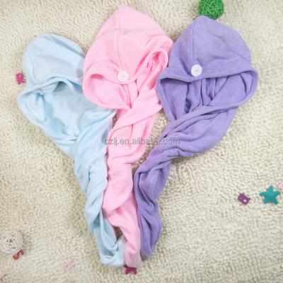 China Disposable Hair Drying Towels, Quick Drying Hair Cap, Long Hair Wrap Head Band Hair Drying Towel Turban Towels China Manufacturer for sale