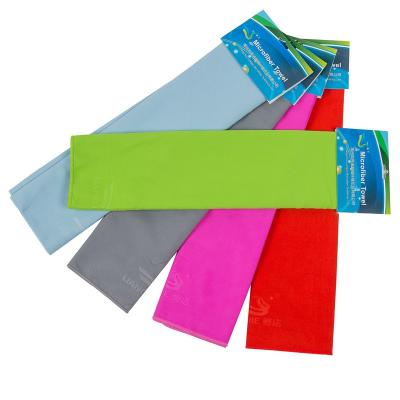 China Compressed Towel Gatorade Suede Travel Towels Gym Towel Yoga Quick Dry Towel for sale