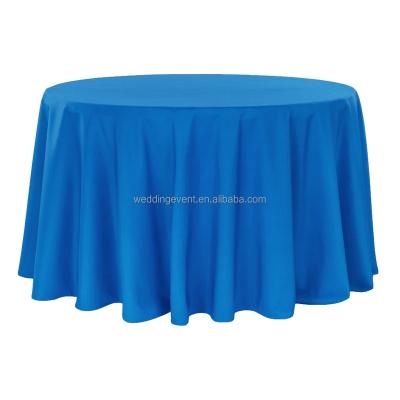 China Factory wholesale waterproof economy round polyester banquet tablecloth for sale