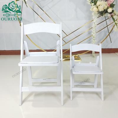 China Wholesale Good Quality Wedding Event Garden Resin Folding Wimbledon Plastic White Chair for sale