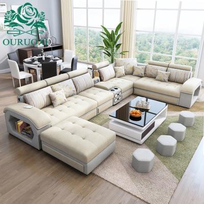 China Living Room Tufted Sofas Bed Furniture Factory Living Room Sofas Bed Set Cheap Fabric Couch Sofa Set Home Furniture for sale