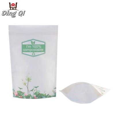 China 100% Eco Friendly Compostable Food Packaging Storage Biodegradable Recycled Paper Bag for sale