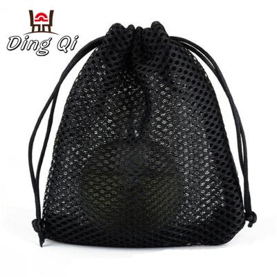 China Fashionable Wholesale Custom Mesh Drawstring Bag Small Gift Bag for sale