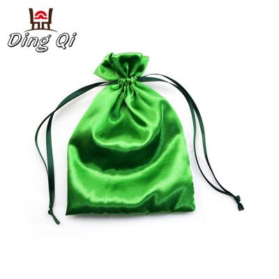 China China Fashionable Factory Supply Luxury Soft Silk Fabric Material Drawstring Bag for sale