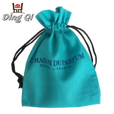 China Fashionable custom large canvas drawstring bag with printed logo for sale