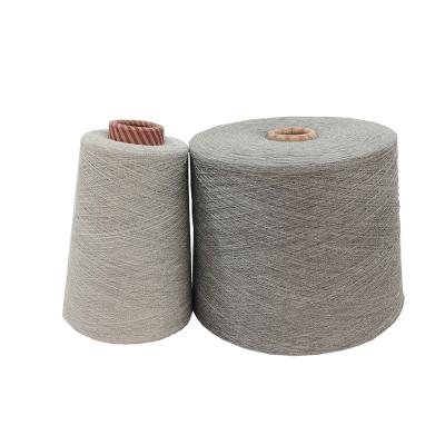 China Gray Melange Yarn Flame Retardant Modacrylic Viscose Blended Yarn For Weaving Viscous Fabric for sale