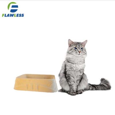 China 100% Eco-Friendly Odor LESS Disposable Cat Litter Box Biodegradable Cat Grooming Products for sale