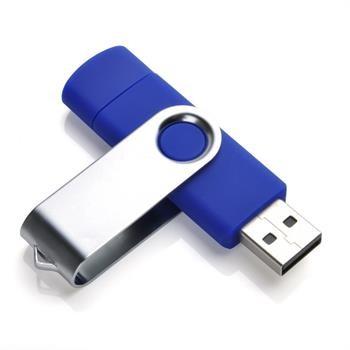 Cina Doppia porta popolare dell'azionamento di USB OTG per il vario tipo PVC/materiale del cellulare 256gb del metallo in vendita