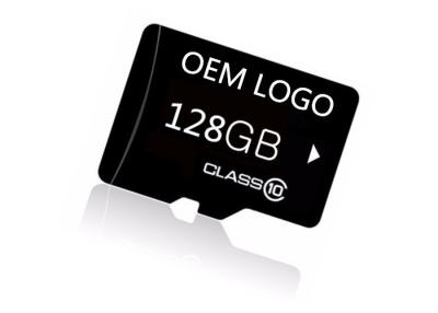 China El plástico del ABS de la clase 10 del micro tarjeta SD de la capacidad plena 128GB del 100% con 10MB/S escribe velocidad en venta