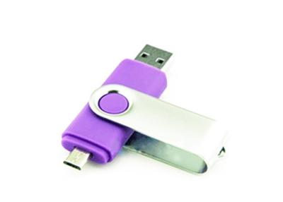 China Double Port USB Flash Drive 2GB - 64GB Android USB OTG With Customized Logo for sale