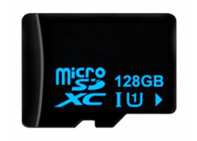 China Clase 10 633x, tarjeta de Microsdxc 128GB del color del negro/OEM de memoria de UHS I para las tabletas de Android en venta