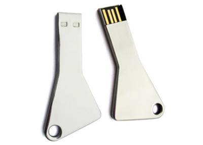 China Key shape Metal Micro USB Memory Stick 512M / 1GB various color 10 ~ 30MB / S for sale