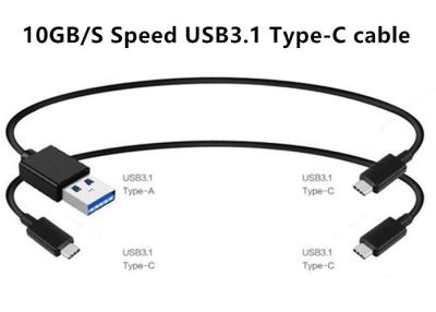 中国 MacbookのSmartphoneのために任意移動式充満ケーブル タイプC USB 3.1の長さ 販売のため