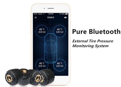 China Sensor del externo del coche TPMS del sistema de vigilancia de la presión de neumáticos del IOS Android Bluetooth en venta