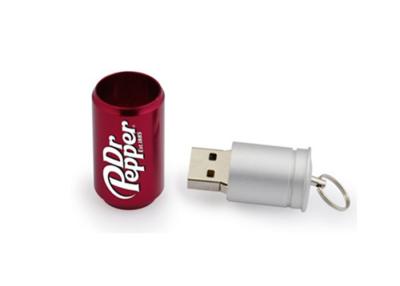 China De Ring van Pepsi van de coca-colavorm - het Geheugenstok 4GB 8GB van Usb van het Trekkrachtmetaal Te koop