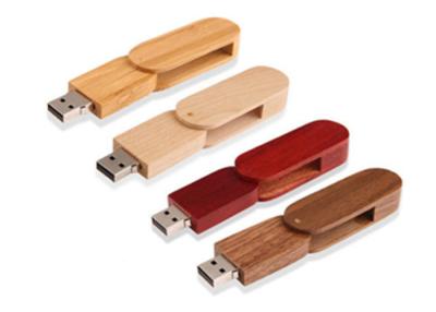 China Custom Wooden Pendrive 16GB Flash Drive Rectangle 4GB USB Stick With Logo for sale