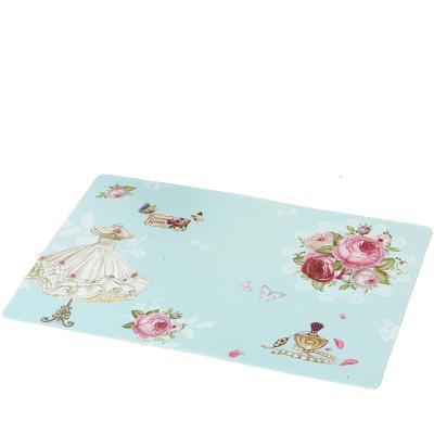 China Sustainable Hot sale custom recycled PP/PVC Placemat printing color logo table dining eat mat for Kitchen Coffee Dinner Food for sale