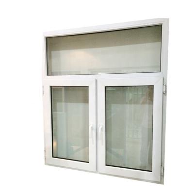 China Double Panoramic Folding Panoramic Thermal Break UPVC Casement Window Doors Thermal Resistance Glazed Screen With Cheap Price for sale