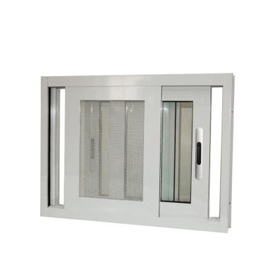 China Chinese Top Aluminum Glazed Tempered Glass Folding Double Screen Brand Simple Design Sliding Window Windows for sale