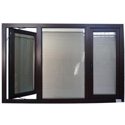 China Australia Standard As2047\As2208 As2047\As2208 As2047\As2208 Standard Anti-theft Handle Magnetic Screen Hollow Out Glass Aluminum Casement Windows With Grill Design for sale