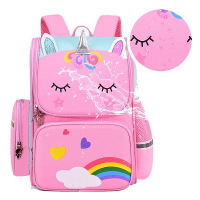 China New Fashion Cartoon Waterproof Unicorn Children's Satchel Rucksack Backpack for Easy Travel Children's Bags for sale