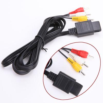 China 1.8m Audio Video A/V TV AV Cable RCA Cord For Nintendo 64 N64 GameCube NGC SNES SFC Supernitendo for sale