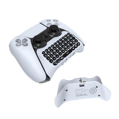 China Wireless PS5 Controller Keyboard 3.0 Controller Chat Pad For Playstation 5 Built In Speaker Gamepad Keyboard JYS-P5121 for sale