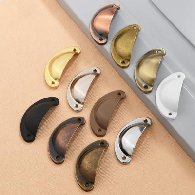 China Metal Kitchen Drawer Cabinet Door Handle Shellantique Brass Door Cabinet Knobs RCW-26986 for sale