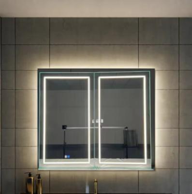 Cina Fabbrica all'ingrosso Elegante Armadio Doccia Grande Specchio Illuminato Bagno Smart LED Armadio Specchio Specchio In alluminio in vendita