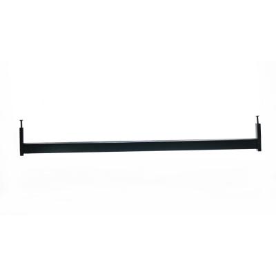 China SGS Chrome beëindigt Zwarte 3m Rod Rails For Wardrobe Te koop