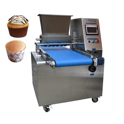 China Volledig automatische taartvormende taartproductiemachine voor het vullen van cupcakes Te koop