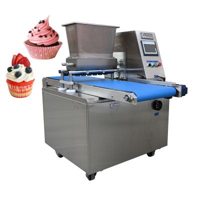 China Bäckerei Kuchenfüllmaschine Industrie-Schicht Kuchen-Produktionslinie Herstellung zu verkaufen