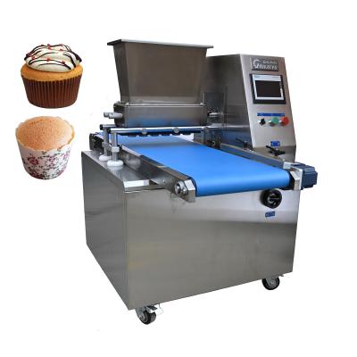 China HongYu Machinery Cupcakes Cake Depositor Sponge Cake Filling Machine voor bevroren voedsel Te koop