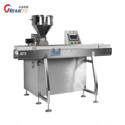 China Automatic Bun Puff Bread Croissant Filling Cream Injector Machine Two Layer for sale