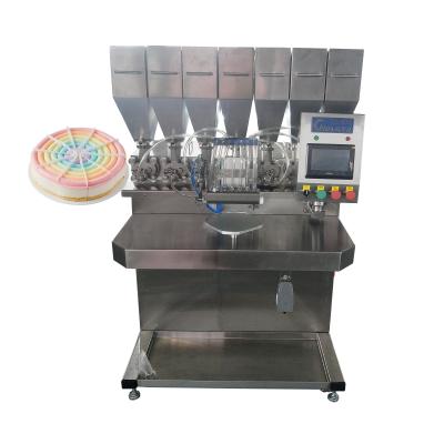 China 316 Stainless Steel Swiss Roll Mold Filling Cake Production Line Cuztomized for sale