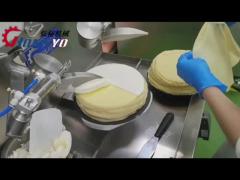 3kw Automatic Crepe Cake Cream Spreader Machine Maker Equipment