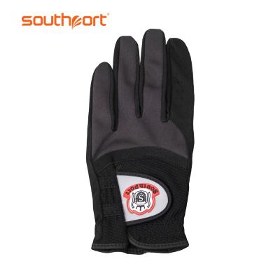 China Fashionable Southport White Professional Golf Gloves Synthetic Custom Fit Golf Gloves for sale