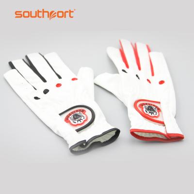 China Southport Golf Mitts Women Quality Size Fashionable White Golf Glove Non Slip for sale