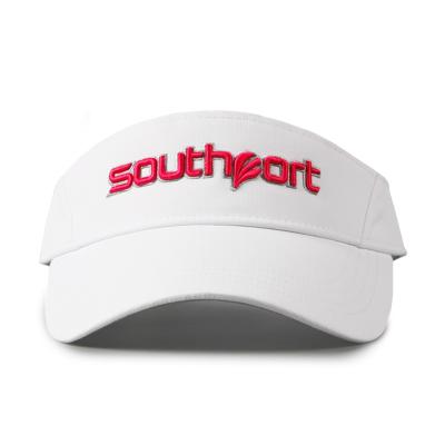 China breathable & Southport Waterproof Quite Cool Red Mens Womens Sun Visor Golf Hat White for sale