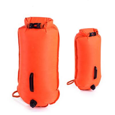 China Yuanfeng Supplier Water Sports Double Layer 70D +0.35Mm Nylon Material PVC Swim Buoy Dry Bag Travel Buoy for sale