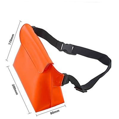 China Water Proof Adjustable Strap Lightweight Waterproof PVC Fanny Pack Waist Pouch Bag for sale