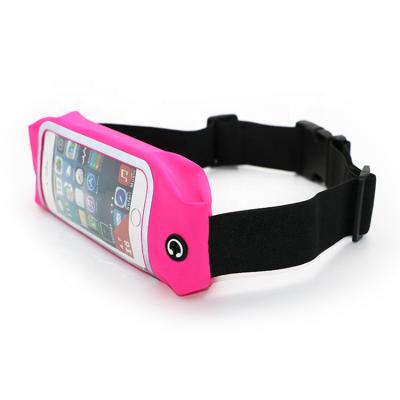 China Hot Selling Water Proof Sports Waist Pouch Fitness Running Bag Waist Bag Reflective Pussy Pack for sale