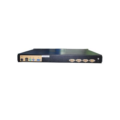 China Control and Switch Split KVM China Manufacturer 17 Inch 1U Rack Mount VGA 4 KVM Console LCD KVM Left Switch for sale