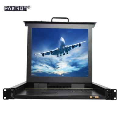 China Control and Switch Split Console 17 Inch 1U Rack Mount LCD 10 Port KVM Switch China Manufacturer 16ports VGA KVM for sale