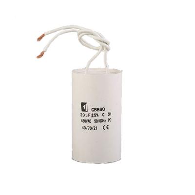 China air conditioner cbb60 1-100uf 450V ac motor starting capacitors for washing machine capacitor in cbb60 capaciors wholesale for sale